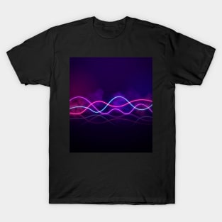 Abstract Ultraviolet Neon Lights T-Shirt